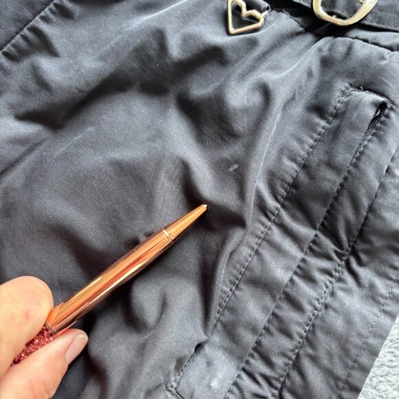 Vintage Obermeyer Sport Womens Ski Pants Black Snowboard Full Zip Legs 18307 - Picture 3 of 16